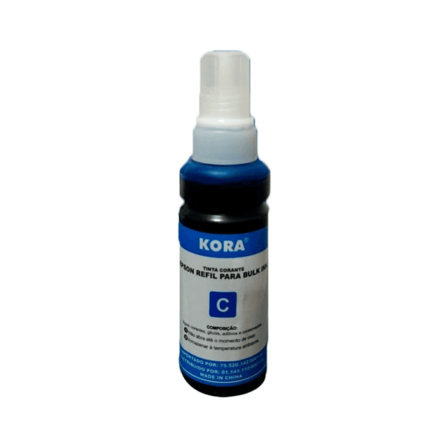 Kora Tinta Compativel Epson Azul 664/673 Refil Bulk Ink 100ml
